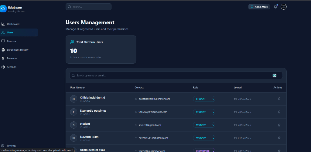Full-Stack LMS Platform