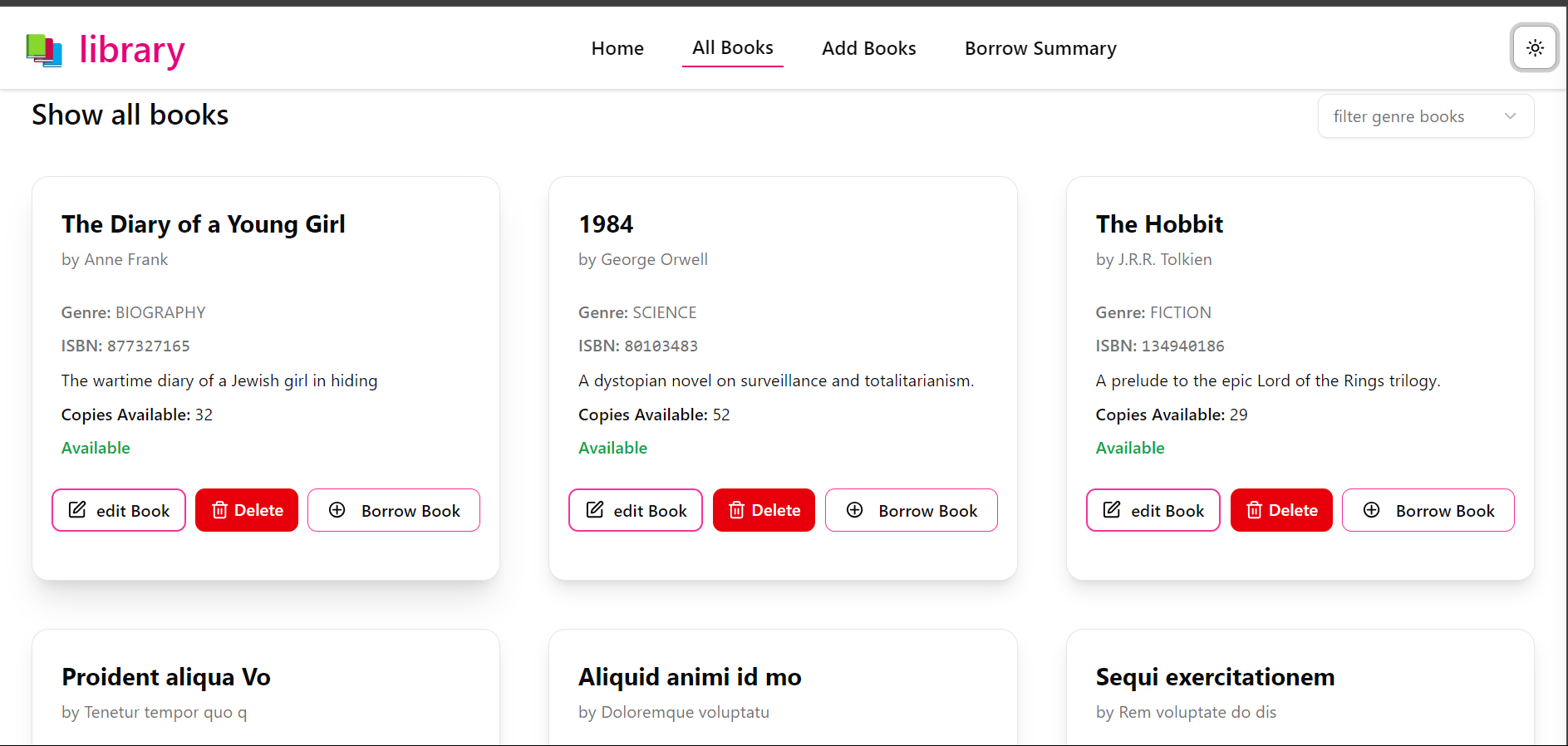 Library Management System